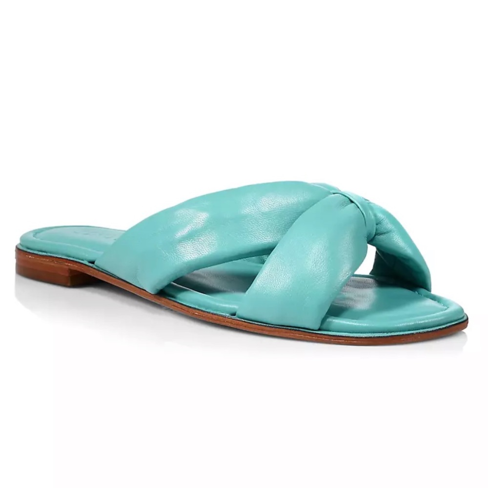 Schutz Fairy Padded Leather Sandals